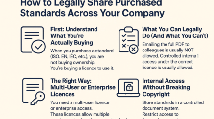 How to Legally Share Standards Across Your Company
